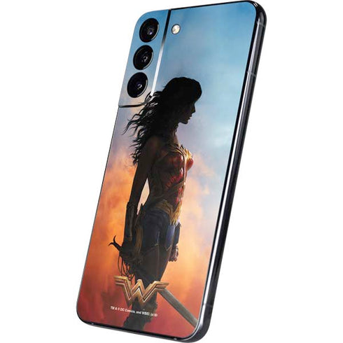 DC Comics Wonder Woman Movie Poster Stance Pose Galaxy S22 Plus Skin